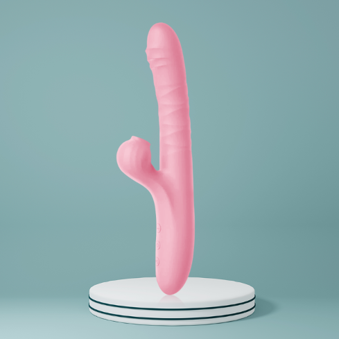 Imagem de Vibrador Ponto G com 10 Modos de Estimulação do Clitóris Rosa